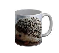 Fabulous Mug Céramique Herisson Blanc Mignon Animaux de Jardin Nature Sauvage