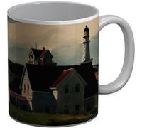Fabulous Mug céramique Hill And Houses Edward Hopper Blanc G