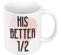 Fabulous Mug céramique His Better Half Blanc G