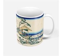 Fabulous Mug céramique Hokusai Estampe Salon The Koishikawa Mont Fuji Blanc G