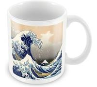 Fabulous Mug céramique Hokusai Kanagawa Waves View Mount Fuji Blanc G