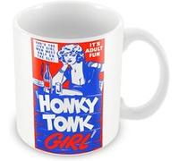 Fabulous Mug céramique Honky Tonk Girl Vintage Poster Blanc G