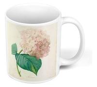 Fabulous Mug céramique Hortensia Planche Illustration Botanique Blanc G