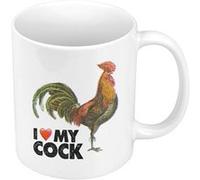 Fabulous Mug céramique I Love My Cock Blanc G