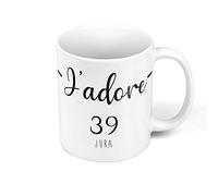 Fabulous Mug Céramique J'Adore 39 Jura Departement France Region Lons