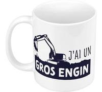 Fabulous Mug céramique J'ai un Gros Engin Blanc G