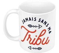 Fabulous Mug céramique Jamais sans ma Tribu Blanc G