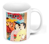 Fabulous Mug céramique Japon Nikko Affiche Vintage Blanc G