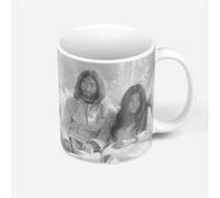 Fabulous Mug céramique John Lennon Yoko Ono Noir & Blanc Blanc G