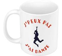 Fabulous Mug céramique J'peux pas j'ai danse Blanc G