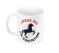 Fabulous Mug Céramique J'Peux Pas J'ai Equitation Cheval Poney Dressage