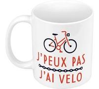Fabulous Mug céramique J'peux pas j'ai vélo Blanc G