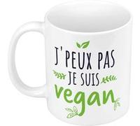 Fabulous Mug céramique J'peux pas je suis Vegan Blanc G