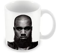 Fabulous Mug céramique Kanye West avec une Barbe Hipster 2 Blanc G