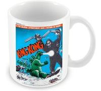 Fabulous Mug céramique King Kong Contre Godzilla Vieux Film Blanc G