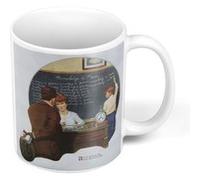 Fabulous Mug céramique Knowledge is Power Peinture Norman Rockwell Blanc G