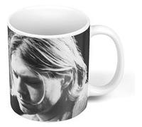 Fabulous Mug céramique Kurt Cobain Nirvana Portrait Noir et Blanc Blanc G