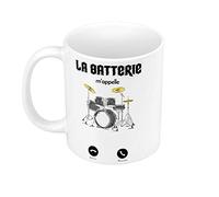 Fabulous Mug Céramique La Batterie M'Appelle Musique Passion