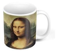 Fabulous Mug céramique La Joconde Leonard De Vinci Peinture Blanc G