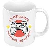 Fabulous Mug céramique La Meilleure Gameuse du Monde Blanc G