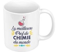 Fabulous Mug céramique La Meilleure Prof de Chimie du Monde Blanc G