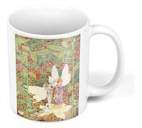 Fabulous Mug céramique La Petite Poucette Les Contes d'Andersen Blanc G