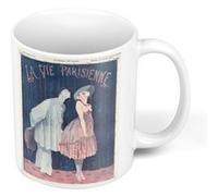 Fabulous Mug céramique La Vie Parisienne Vision 1917 Blanc G