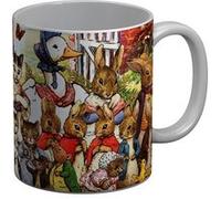 Fabulous Mug céramique Lapin Chatons Canards Beatrice Potter Blanc G