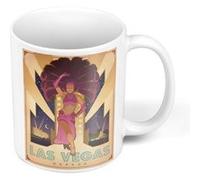 Fabulous Mug céramique Las Vegas Nevada Affiche Poster Vintage Blanc G