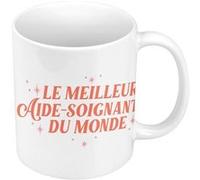 Fabulous Mug céramique Le Meilleur Aide Soignant du Monde Blanc G