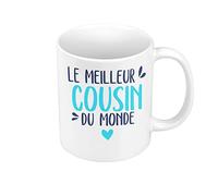 Fabulous Mug Céramique Le Meilleur Cousin du Monde Famille Cousins Idée Cadeau
