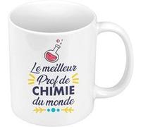 Fabulous Mug céramique Le Meilleur Prof de Chimie du Monde Blanc G