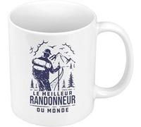 Fabulous Mug céramique Le Meilleur Randonneur du Monde Blanc G