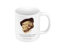 Fabulous Mug Céramique Le pouvoir de la musique Richard Wagner Citation Inspirante célébrité Art