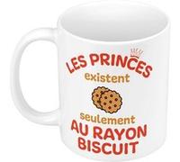Fabulous Mug céramique Les Princes existent seulement au Rayon Biscuit Blanc G