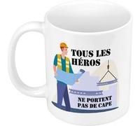 Fabulous Mug céramique Les Vrais Héros - Ingénieur Blanc G