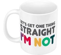 Fabulous Mug céramique Let's Get things Straight, I'm Not Blanc G