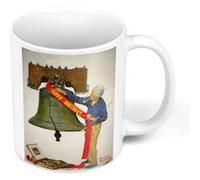 Fabulous Mug céramique Liberty Bell Washignton Norman Rockwell Blanc G