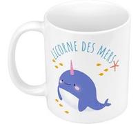 Fabulous Mug céramique Licorne des Mers Blanc G