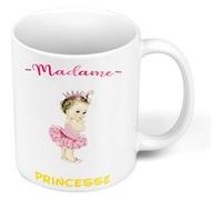 Fabulous Mug céramique Madame Princesse Ballerine Blanc G