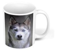 Fabulous Mug céramique Magnifique Husky Gros Chien Poil Long Blanc G