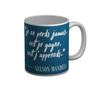 Fabulous Mug Céramique Mandela Perds Gagne Francais Citation Inspirante Motivation