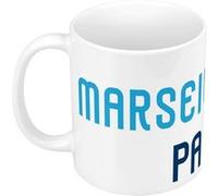 Fabulous Mug céramique Marseille 1 Paris 0 Blanc G