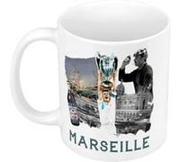 Fabulous Mug céramique Marseille Collage Blanc G