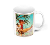 Fabulous Mug Céramique Miami Florida Affiche Poster Vintage Voyage Art Deco 30's