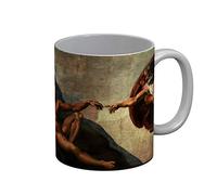 Fabulous Mug Céramique Michel-Ange La Création d'Adam Fresque Vatican