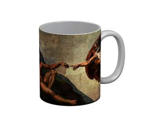 Fabulous Mug Céramique Michel-Ange La Création d'Adam Fresque Vatican