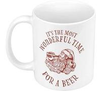 Fabulous Mug céramique Most Wonderful Time For a Beer Blanc G