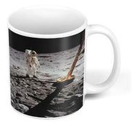 Fabulous Mug céramique Neil Armstrong Premier Pas Sur La Lune Astronaute Blanc G