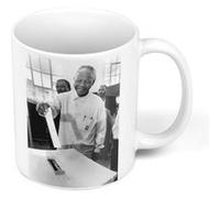 Fabulous Mug céramique Nelson Mandela Premier Vote Blanc G